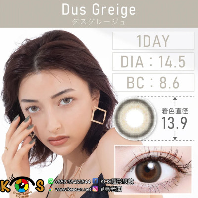 TeAmo 1Day Dus Greige ティアモ ワンデー ダスグレージュ TeAmo 1Day Dus Greige ティアモ ワンデー ダスグレージュ